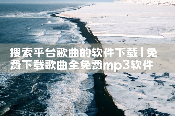 搜索平台歌曲的软件下载