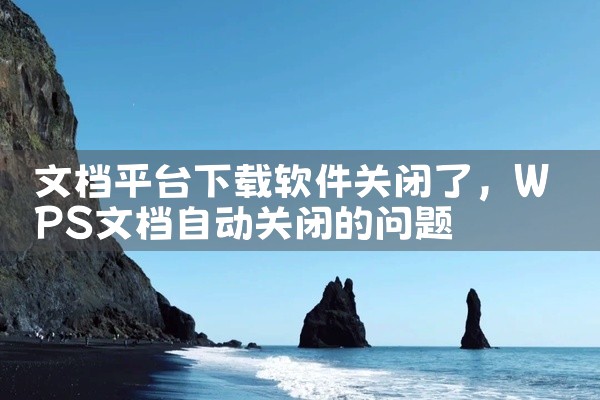 文档平台下载软件关闭了